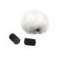 Rycote White Ristretto Lavalier Windjammer - single, miniatur Windschutz f. Lavalier Mikrofone wieß